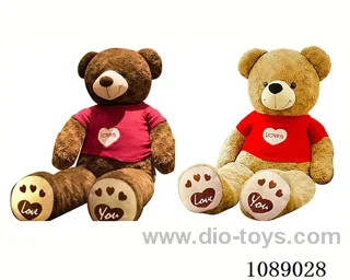 97CM love sweater Teddy bear doll
