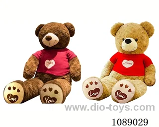 117CM love sweater teddy bear doll