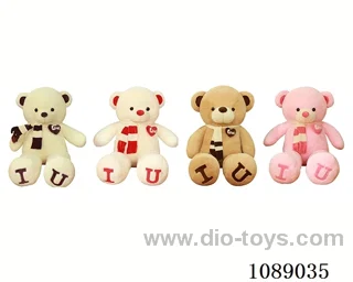 117CM scarf teddy bear doll