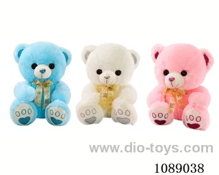 58CM ribbon hugging bear doll