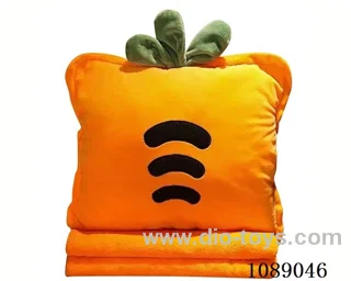 Carrot warm pillow blanket 3-in-1 100*80 air conditioning quilt