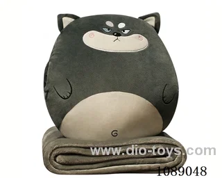 Husky hand warmer pillow blanket 3-in-1 95*80 air conditioning quilt