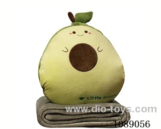 Avocado hand warm pillow Blanket 3-in-1 95*80 air-conditioned quilt