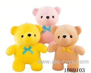 Silk scarf bear doll
