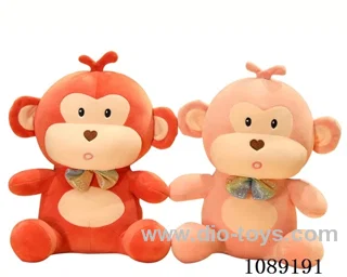 12 "bow tie monkey doll