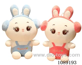 12 "bunny doll with strawberry headphones
