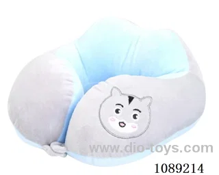 A Husky U-shaped pillow