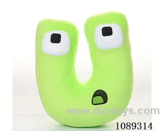 Plush letter U