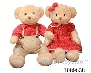 45CM red ring teddy bear