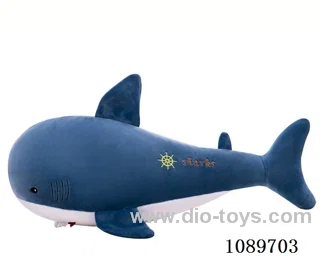 60CM shark throw pillow