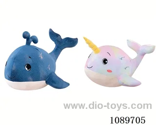 30CM whale throw pillow