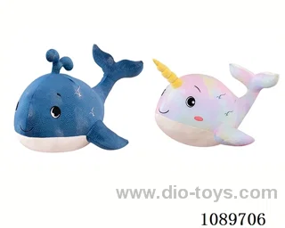 50CM whale throw pillow