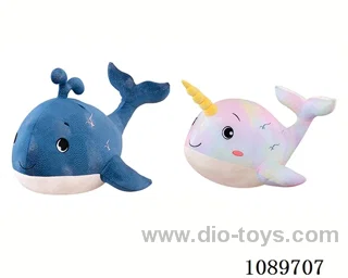 80CM whale throw pillow