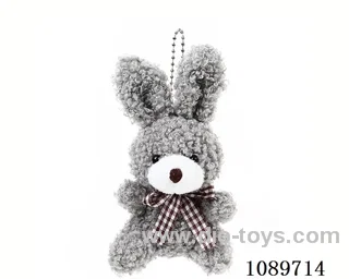 Bow tie rabbit pendant