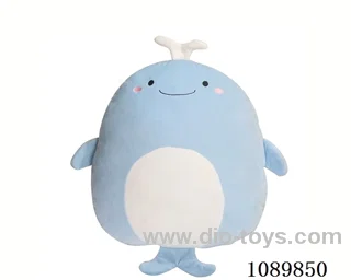 Whale throw pillow