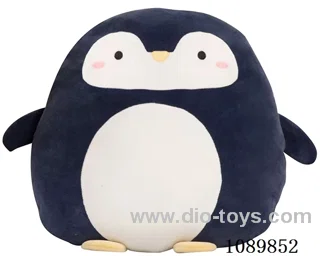 Penguin throw pillow