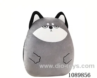 Husky hand warmer pillow