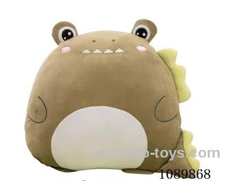 Crocodile throw pillow