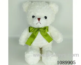 Wring white ribbon bear