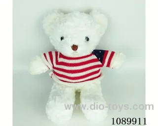 Twist flower white flag bear