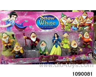 5 inch Princess + 7 Dwarfs in Blister card