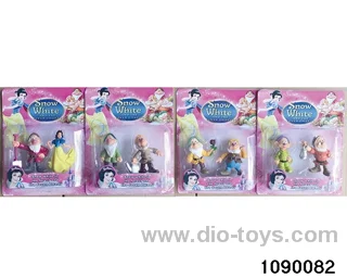 3.5 inch Princess + 7 Dwarfs in Blister card