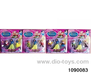 5.5 inch Princess + 7 Dwarfs in Blister card