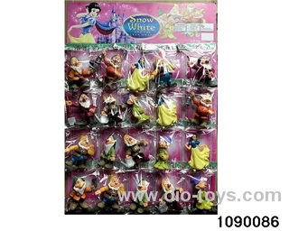 3.5 inch Princess + 7 Dwarfs in HangTag