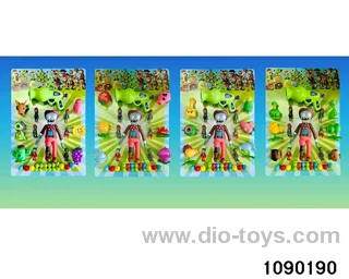 Zombie Softball Gun Set in Blister card