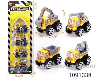 pull back Construction truck