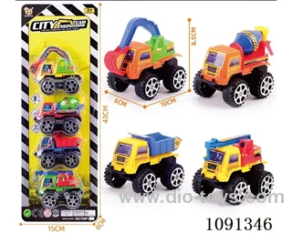 pull back Construction truck