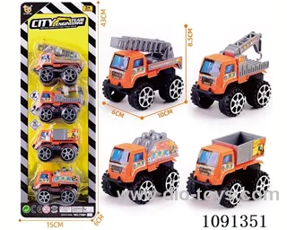 pull back Construction truck