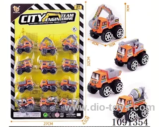 pull back Construction truck