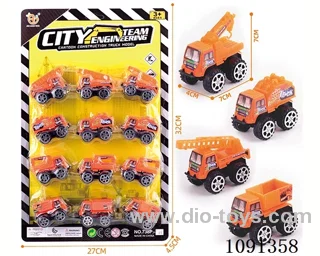 pull back Construction truck