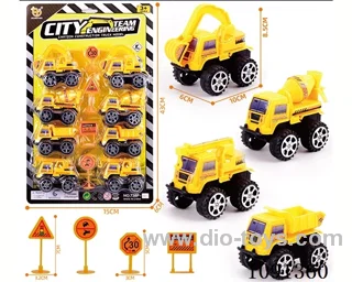 pull back Construction truck