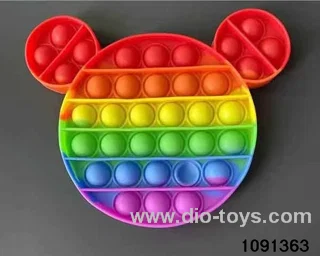 Anti-Rat Pioneer Rainbow Mickey Head in opp bag