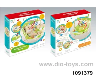 Baby bouncer with music in color box