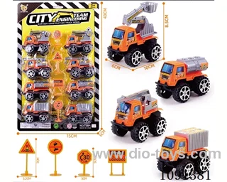 pull back Construction truck
