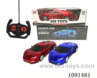 1:16 4ch rc car with light not included battery