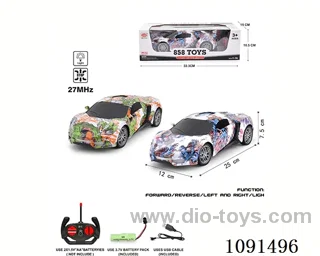 1:16 4ch rc car with light included battery
