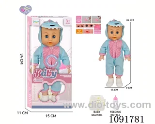 14inch 16IC doll with boots in window box