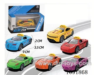 1:60 pull back alloy car
