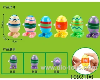 Wind-up Spring pearl walking egg Easter little toy giveaway