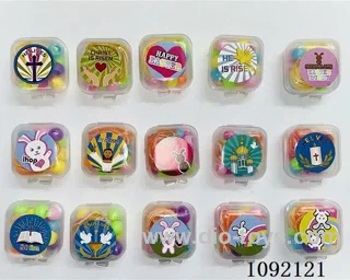 Easter storage box DIY beaded jewelry beads