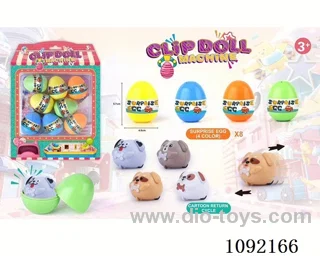 Dog pull-back car surprise eggs Easter eggs