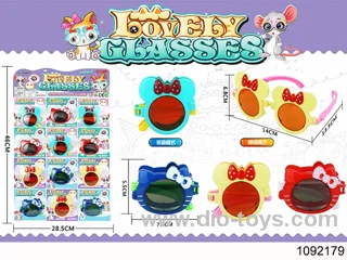 fun glasses toy 12pcs/ blister card