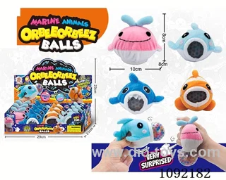 Squeeze the fluffy release pressure doll ball