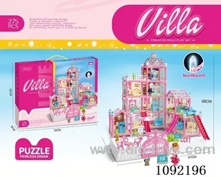DIY villa 275PCS