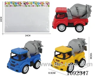 Inertial engineering mixer truck