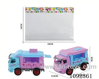 Sliding ice cream truck